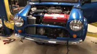 Vtec Mini Cooper test run