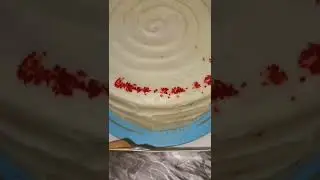 Unboxing Red Velvet Cheese Cake   #layers #cake #Redvelvet 🍰