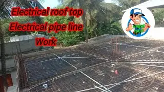 electrical pipe details / Rcc slab electrical fitting tamil / electrical pipe line for  house