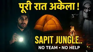 शापित जंगल 🎃  l SOLO NIGHT CAMPING l HORROR PLACE ll