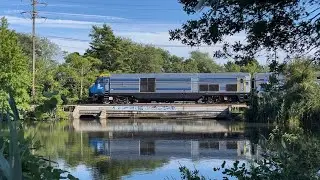 LIRR: Friday Afternoon Trains Over The Connetquot River