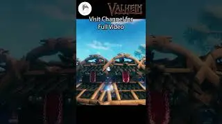 Valheim Build - Huge Portal Hub #valheim #valheimbuilding #valheimbuilds