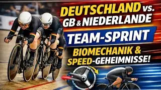 Deutschland, Gro&szlig;britannien und die Niederlande im Frauen-Team-Sprint &ndash; Biomechanik & Sprint-Analyse