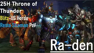 Throne of Thunder | 25Heroic Ra-den | Resto Shaman PoV |
