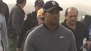 Tiger Woods' practice round at Farmers Insurance Open