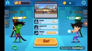 Stickman Fighting Hulk & Spiderman vs Goku & Naruto