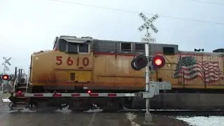 UP 5610 South ORPVV Kasper Siding Middle Crossing (12-15-2021)
