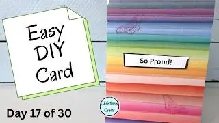 Используйте клейкую ленту Washi Tape для создания яркой и быстрой открытки в смешанной технике!