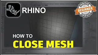 Rhino How To Close Mesh Tutorial