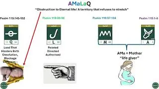 AMaLaQ the process to  obstruct the plan of YaHUaH