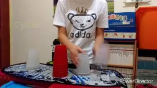 Sport stacking:Freestyle