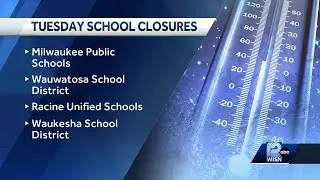 Wisconsin school closings Jan. 21