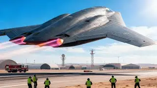 Иран, повышенная готовность! Женщина-пилот самолета B-2 совершила аварийный взлет.