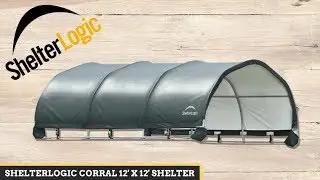 Shelter Logic 12X12 Portable Corral Shelter & Shade