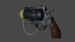 Harley Quinn Cork Pop Gun blender high model