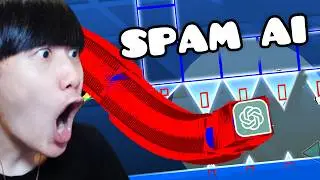 GEOMETRY DASH SPAM AI be like..