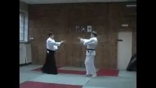 Yokomen Uchi Hijiate Kokyunage 1. Yoshinkan Aikido