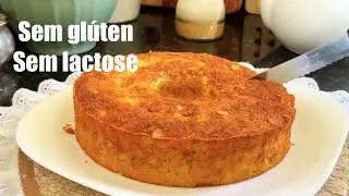 Bolo de BANANA SEM GLÚTEN e SEM LACTOSE |fácil rápido e delicioso 