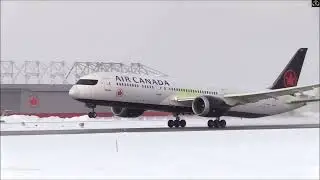 Aeroplane takeoff video
