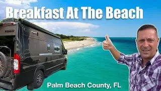 See a Beautiful Day for a VanLife Breakfast at the Beach