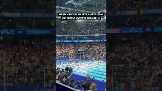 During the SEMIFINALS, too! 🤯 #swimming #paris2024 #olympics #womeninsports #teamusa