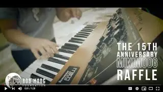 Minimoog Model D Signed by Bob Moog - Bob Moog Foundation 15th Anniversary Minimoog Raffle