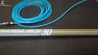 Mamba Himod Carbon fiber Kevlar 30 ft waterfed Pole.