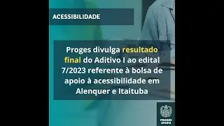 Resultado final aditivo I do edital 7/2023 - Alenquer e Itaituba