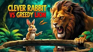 Wisdom vs Strength | The Clever Rabbit and the Greedy Lion | Inspirational Story