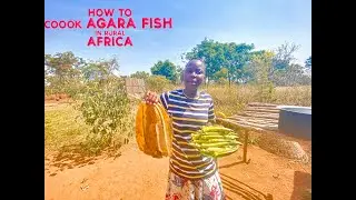 African Village Girl's Life//THE MOST UNIQUE FISH IN MY AFRICAN VILLAGE // AGARA FISH SOUP