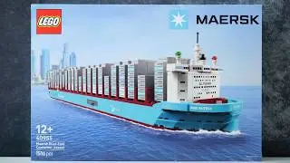 LEGO 40955 Maersk Dual Fuel Container Vessel - LEGO Speed Build Review