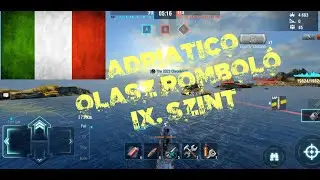 World of Warships BLITZ - ADRIATICO romboló visszajátszás /destroyer replay