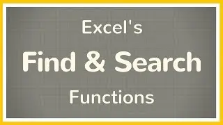 How to Use the FIND Function + How to Use the SEARCH Function in Excel - Tutorial 🔍
