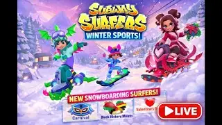🔴 LIVE &ndash; Subway Surfers NEW WINTER UPDATE ❄️ Snowboard Runs + Season Challenges | MADKILLER YT