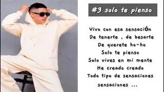 Dylan Gini - Solo te pienso (prod.eliezerbets) [lyrics]