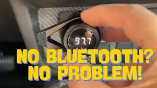 Turn any car into a Bluetooth-enabled ride with this device! #sponsored
