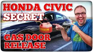 Honda Civic Газовая дверь SECRET Release Кабельная ручка - 2016 2017 2018 2019 2020