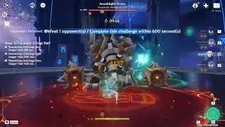 Genshin Impact 3.3 abyss 12-3-1 Wanderer 17s speedrun