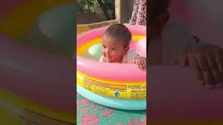 🤗 Fun Moments: Adnan Playing with Balloons in the Swimming Pool #sizzlingchemistry #superadorable