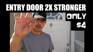 Home security: Make your entry door 2 times stronger in 1 minute
