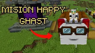 MISIÓN HAPPY GHAST - COMPLETANDO MINECRAFT #3 | Krostan