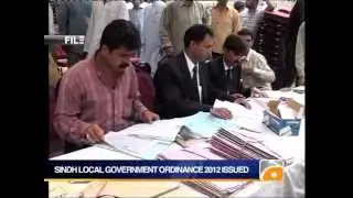 Geo News Summary-Sindh Local Government Ordinance