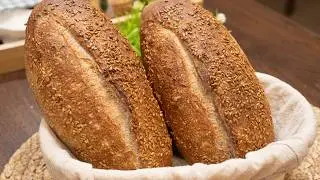 The perfect new recipe❗️ Rye Country Bread Recipe! You&rsquo;ll never tire of it