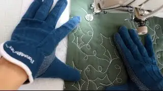 AULA DE QUILTING LIVRE: preenchimento de viscos FOLHAS NATALINAS