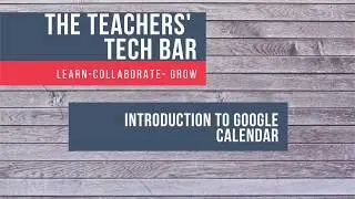 Introduction to the Google Calendar Website