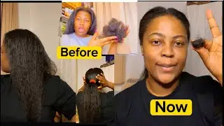 How to stop hair breakage & hair fall | Healthy relaxed hair