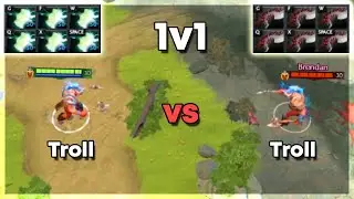 Mjollnir Troll vs Abyssal Troll - Dota 2 1v1