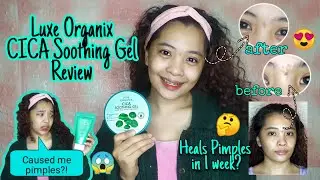 Luxe Organix Cica Soothing Gel Honest Review, 2 weeks Trial | 2020