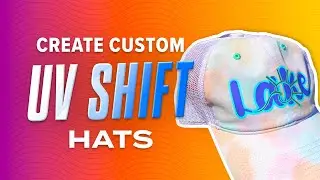 Create Custom Hats with Color Changing HTV & Mixed Media