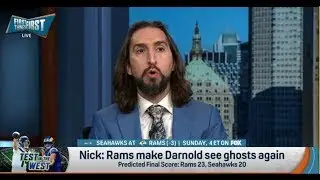 FIRST THINGS FIRST | Nick Wright SHOCKS, Sam Darnold Will SEE GHOSTS With Seattle Seahawks | NFL